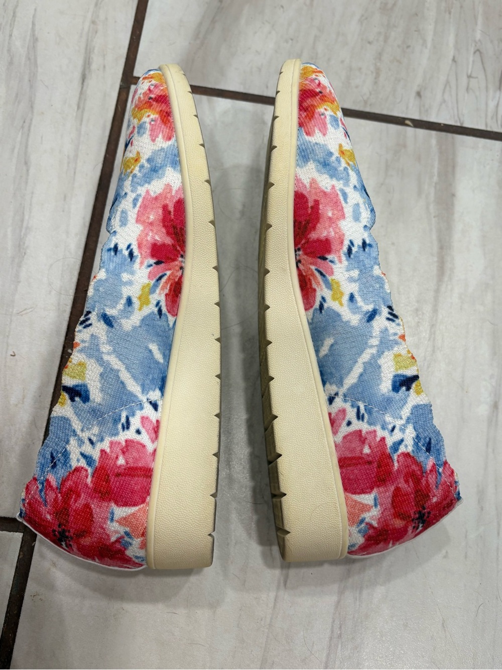 Skechers Cleo Flex Spellbind Floral Stretch Fit Wedge Flats Shoes 9.5 - Picture 7 of 9